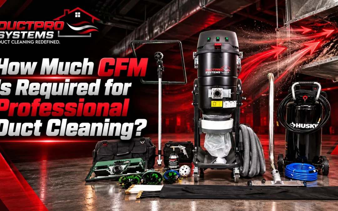 How Much CFM Is Required for Professional Duct Cleaning?