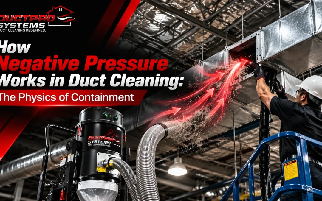 How Negative Pressure Works in Duct Cleaning: The Physics of Containment